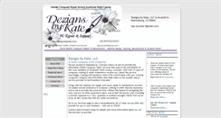 Desktop Screenshot of dezignsbykate.com
