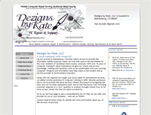 Tablet Screenshot of dezignsbykate.com